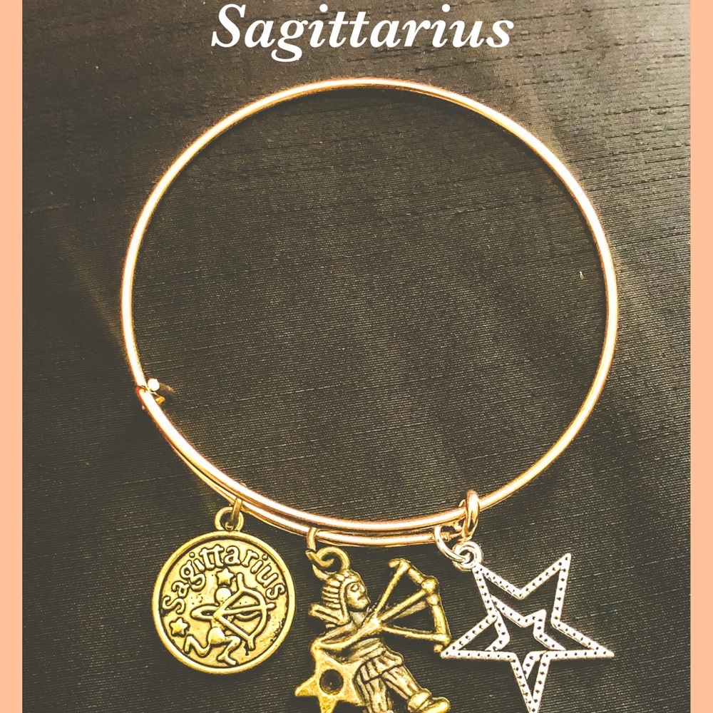 Sagittarius ♐️ charm bangle bracelet